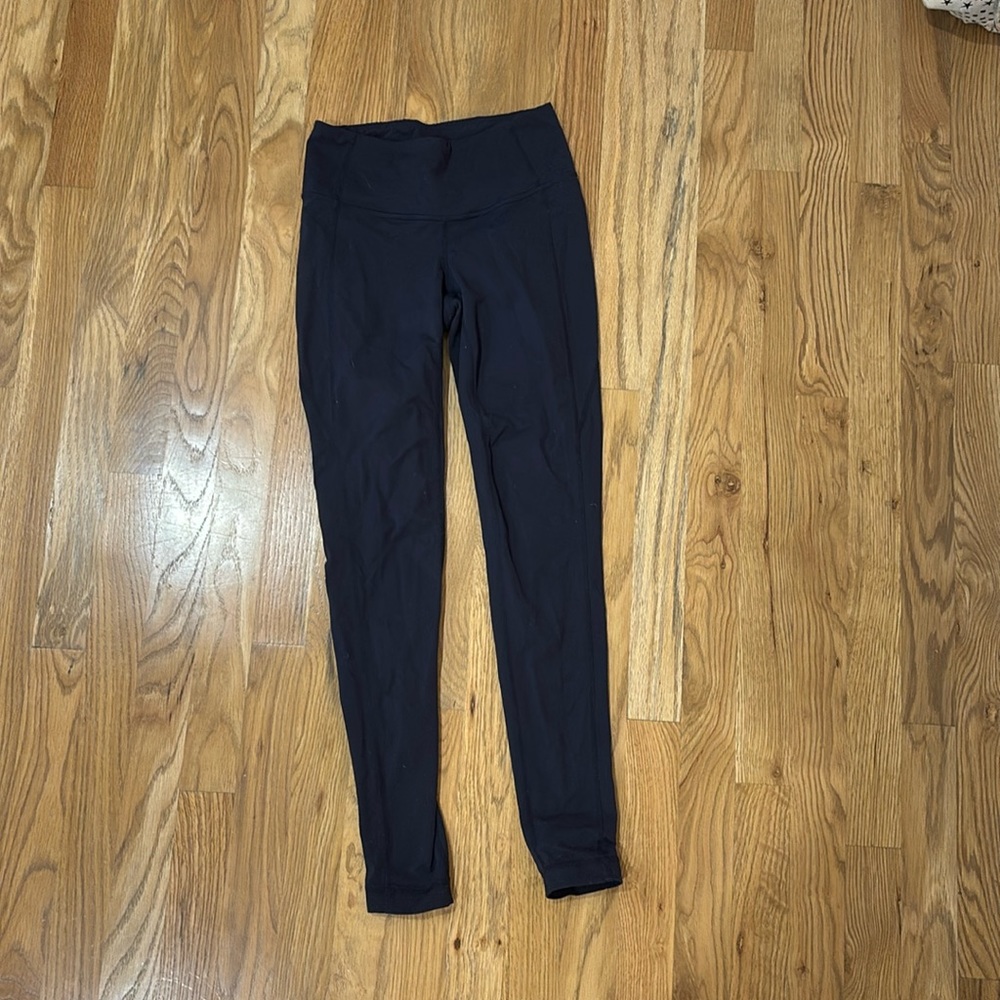 navy athleta leggings size xs